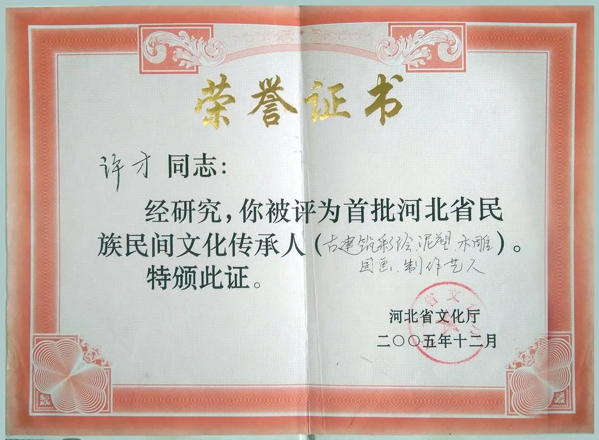 Honor Certificate